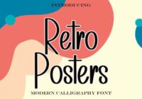 Retro Posters Font - Featured Image