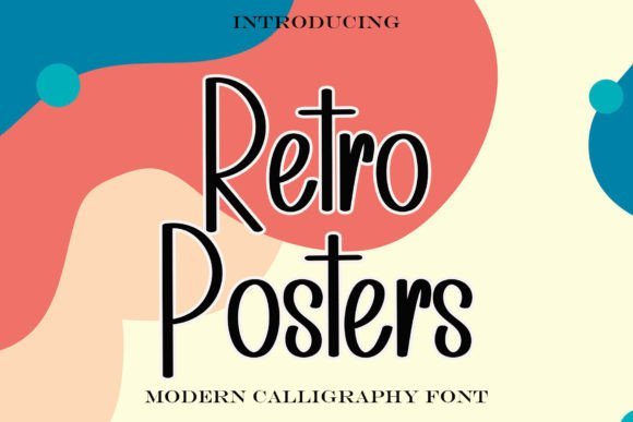 Retro Posters Font - Featured Image
