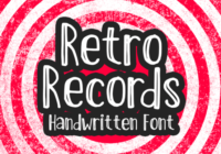 Retro Records Font - Featured Image
