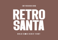 Retro Santa Font - Featured Image