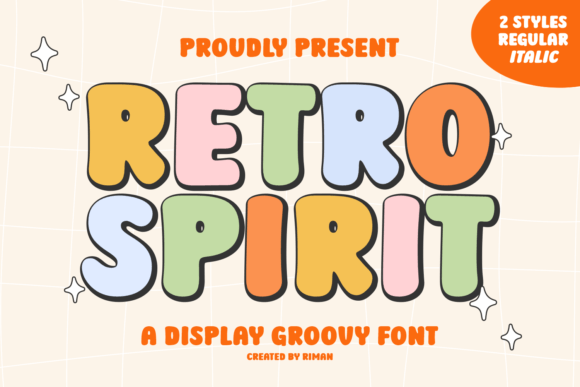 Retro Spirit Font - Featured Image
