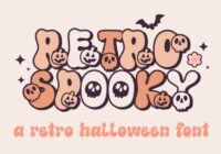 Retro Spooky Font - Featured Image