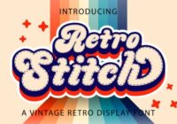Retro Stitch Font - Featured Image