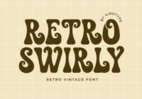 Retro Swirly Font - Featured Image