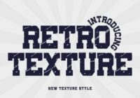Retro Texture Font - Featured Image