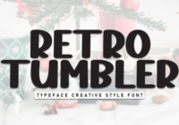 Retro Tumbler Font - Featured Image
