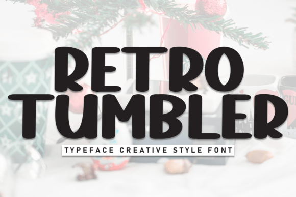 Retro Tumbler Font - Featured Image