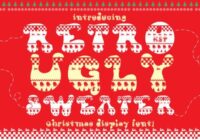 Retro Ugly Sweater Font - Featured Image