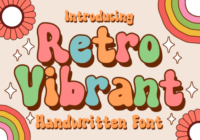 Retro Vibrant Font - Featured Image