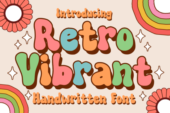 Retro Vibrant Font - Featured Image
