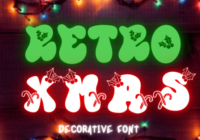 Retro Xmas Font - Featured Image