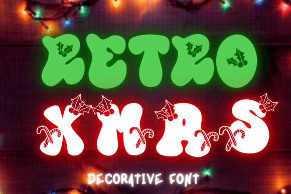 Retro Xmas Font - Featured Image