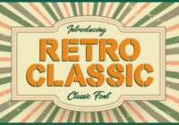 Retroclassic Regular Font - Featured Image