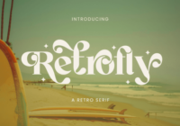 Retrofly Font - Featured Image