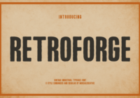 Retroforge Font - Featured Image
