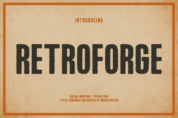Retroforge Font - Featured Image