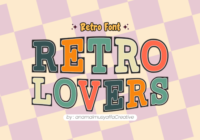 Retrolovers Regular Font - Featured Image
