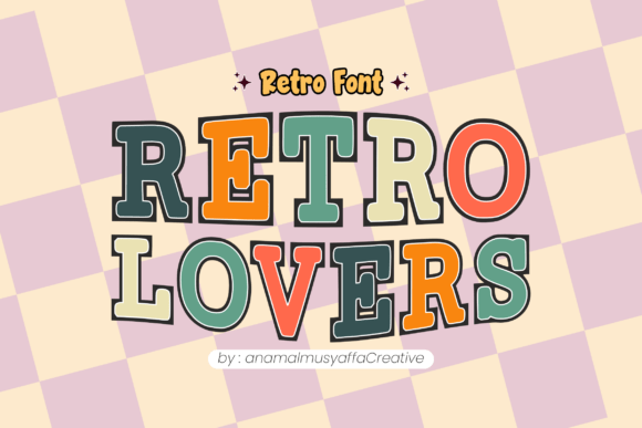Retrolovers Regular Font - Featured Image