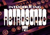 Retrosonic Font - Featured Image
