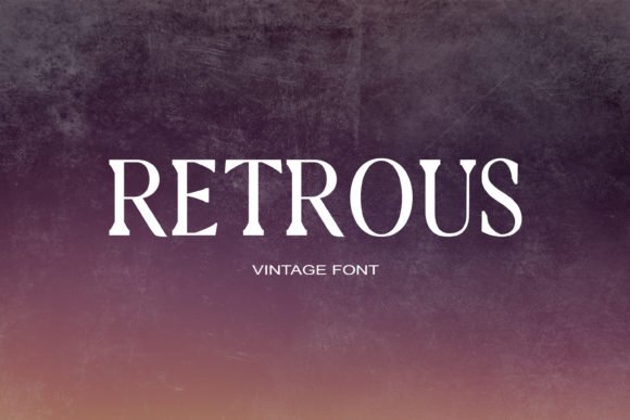 Retrous Font - Featured Image