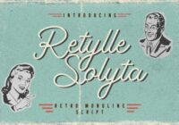 Retylle Solyta Script Font - Featured Image