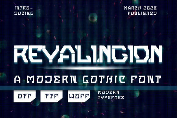 Revalingion Font - Featured Image