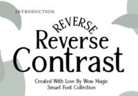 Reverse Contrast Font - Featured Image