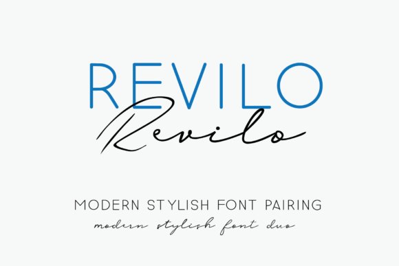 Revilo Duo Font - Featured Image