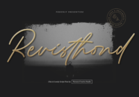 Revisthond Font - Featured Image