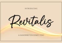 Revitalis Font - Featured Image