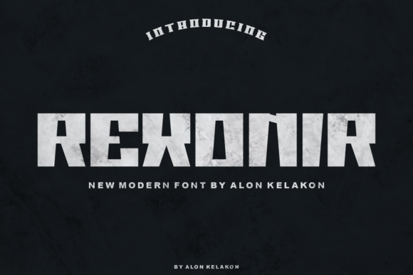 Rexonir Font - Featured Image