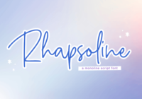 Rhapsoline Font - Featured Image