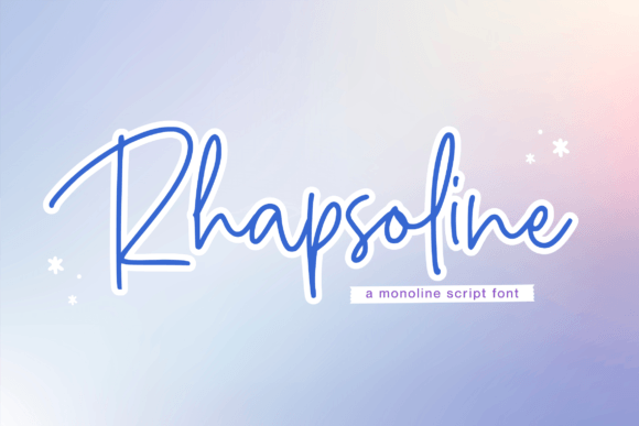 Rhapsoline Font - Featured Image