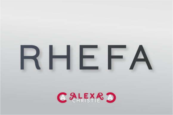 Rhefa Font - Featured Image