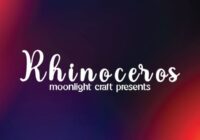 Rhinoceros Font - Featured Image