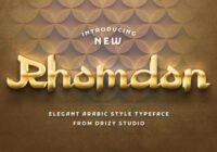 Rhomdon Font - Featured Image