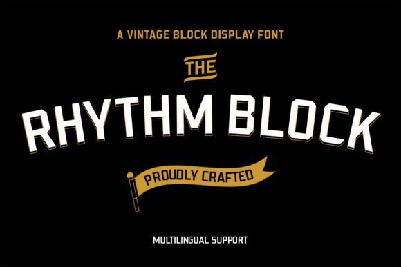 Rhythm Block Font - Featured Image