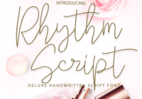 Rhythm Script Font - Featured Image