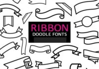 Ribbon Doodle Font - Featured Image