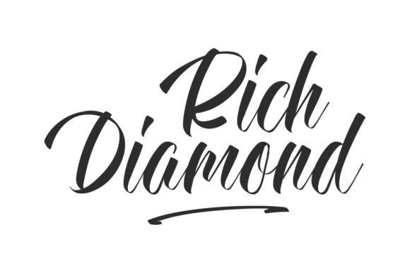 Rich Diamond Font - Featured Image