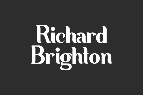 Richard Brighton Font - Featured Image