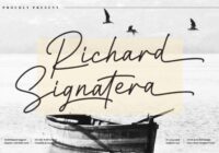Richard Signatera Font - Featured Image
