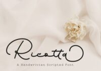 Ricotta Font - Featured Image