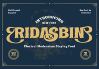 Ridasbin Font - Featured Image