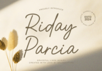 Riday Parcia Font - Featured Image