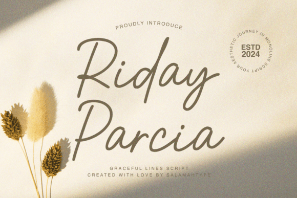 Riday Parcia Font - Featured Image