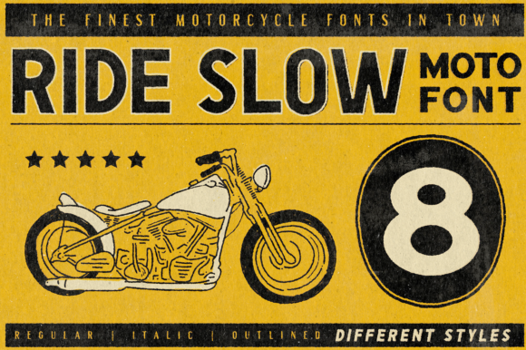 Ride Slow Font - Featured Image