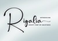 Rigalia Font - Featured Image