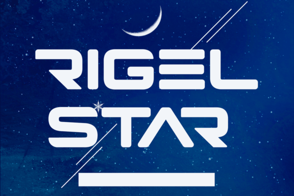Rigel Star Font - Featured Image