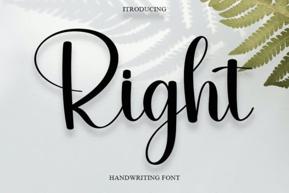 Right Font - Featured Image